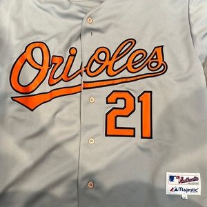 Baltimore orioles baseball jersey size 52